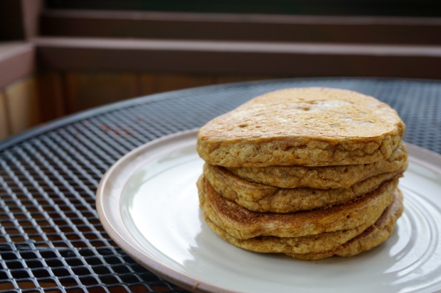 Gluten Free Vegan Pumpkin Pancakes | Nourish with Niki