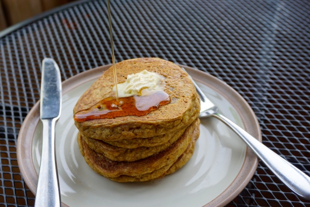 Gluten Free Vegan Pumpkin Pancakes | Nourish with Niki